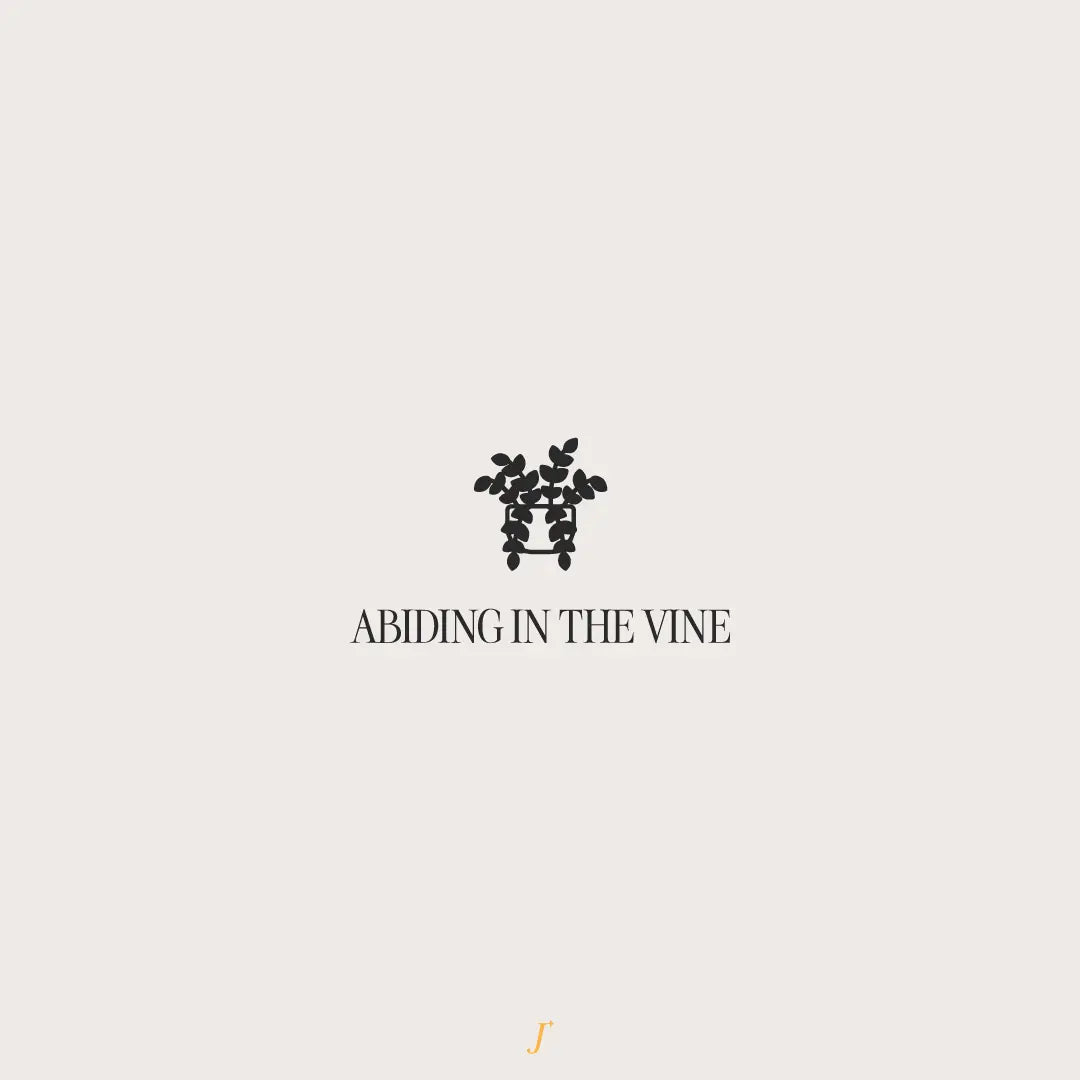 Fruitfulness comes from Abiding in the Vine - The Project J
