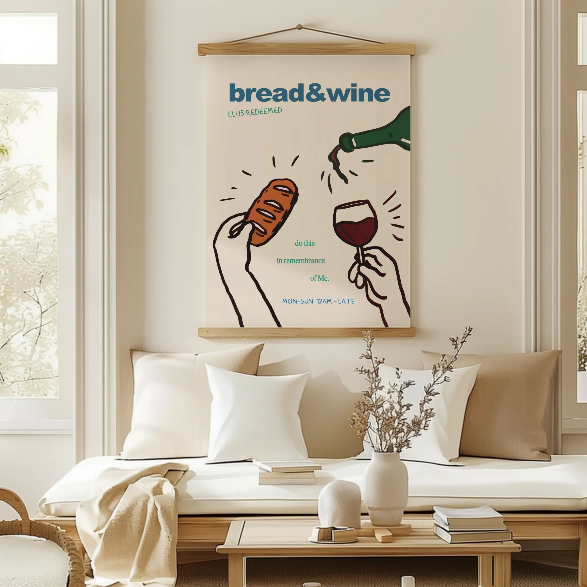 Large Wall Print: Club Redeemed - The Project J