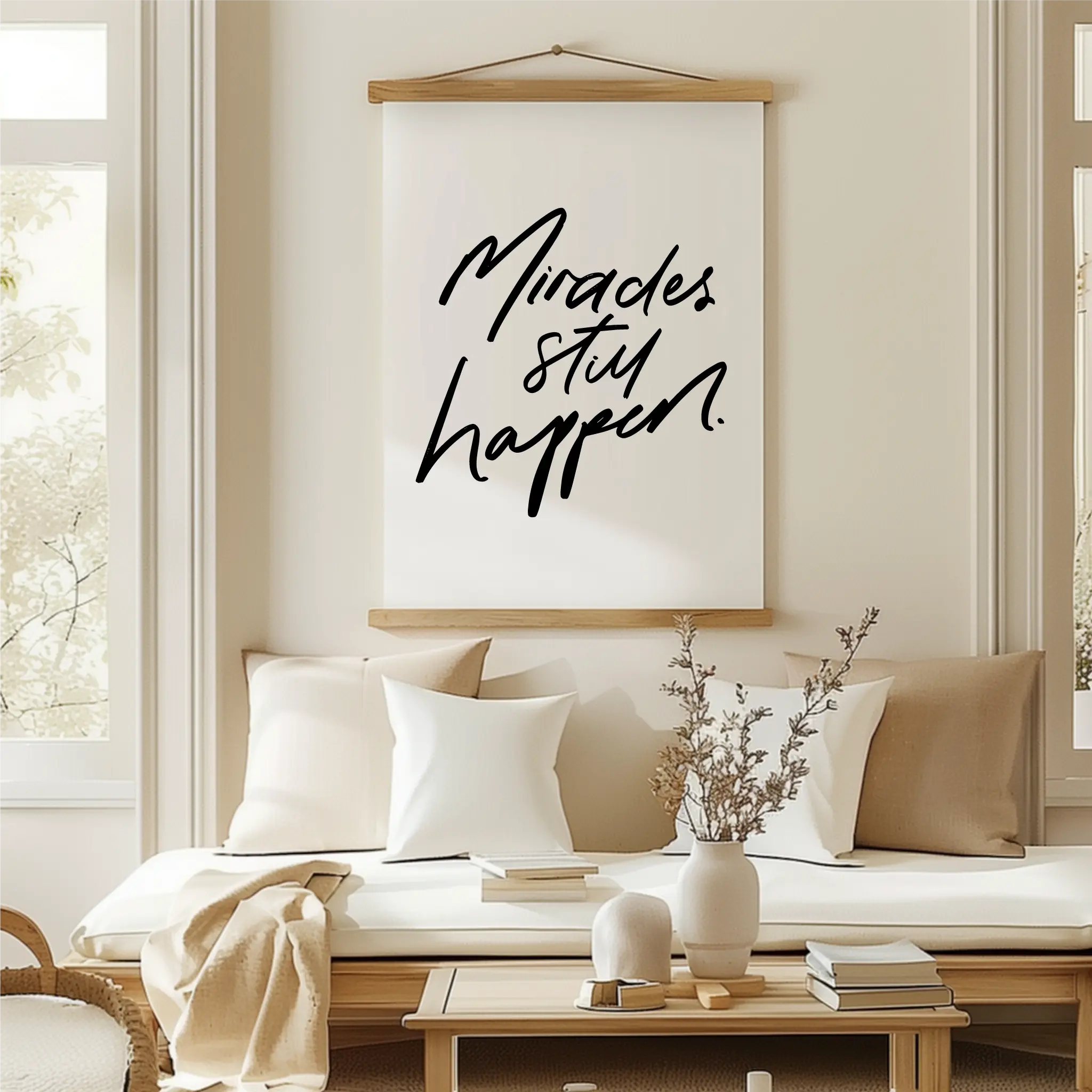 Large Wall Print: Miracles Still Happen - The Project J