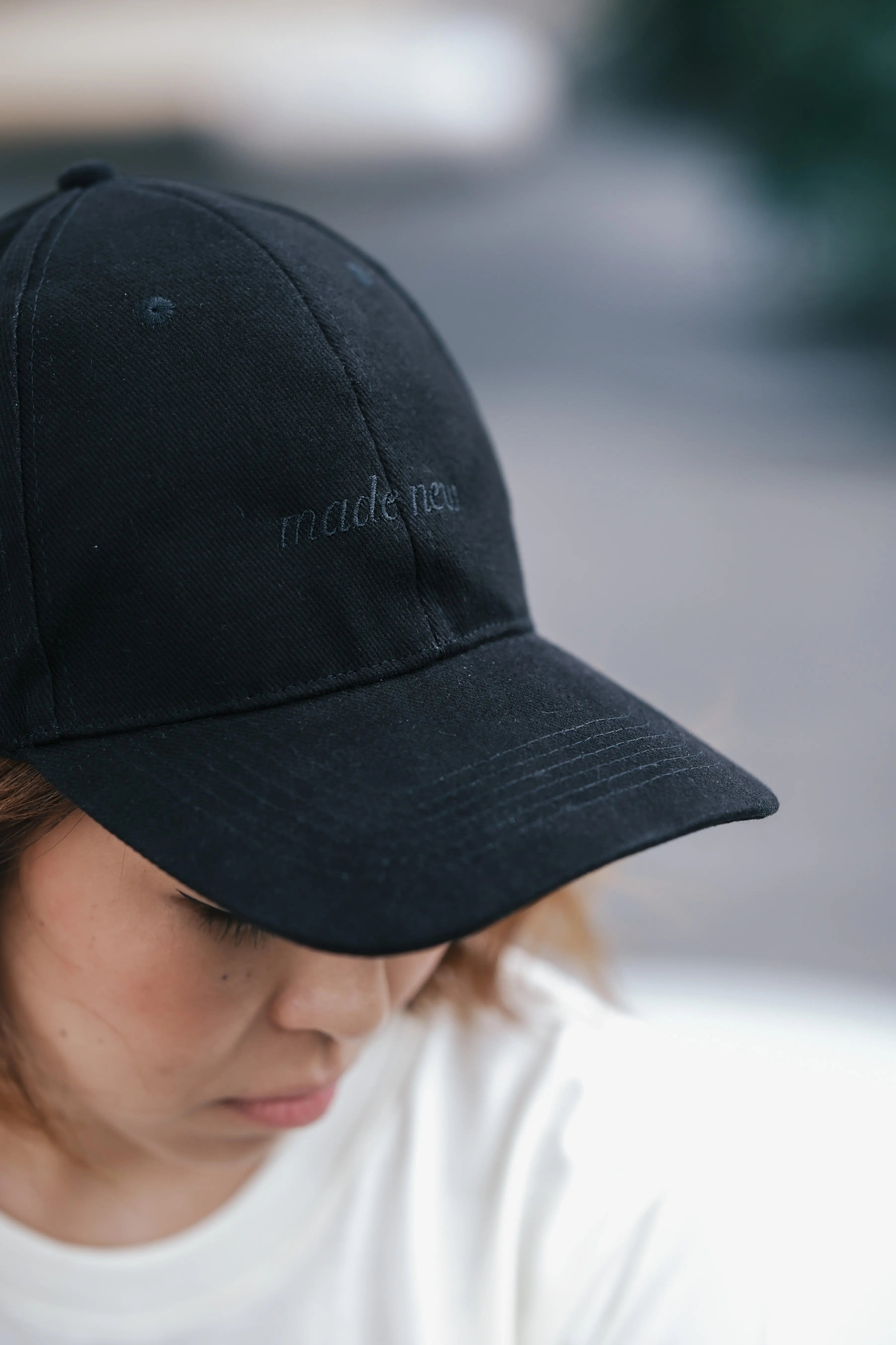 The Project J Faith Apparels Made New Caps Baseball Cap Black on Black Christian Gifts Baptism