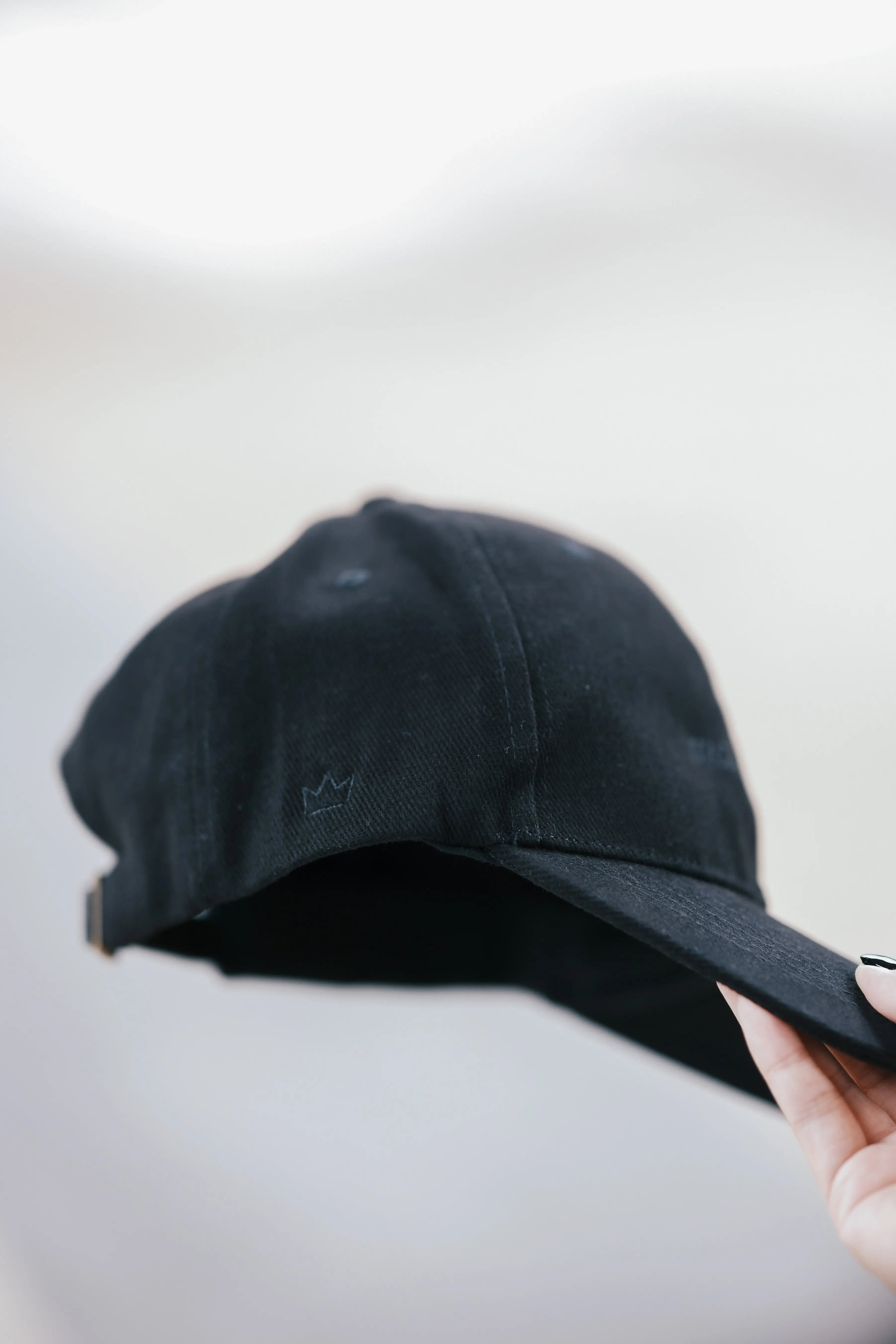 The Project J Faith Apparels Made New Caps Baseball Cap Black on Black Christian Gifts Baptism