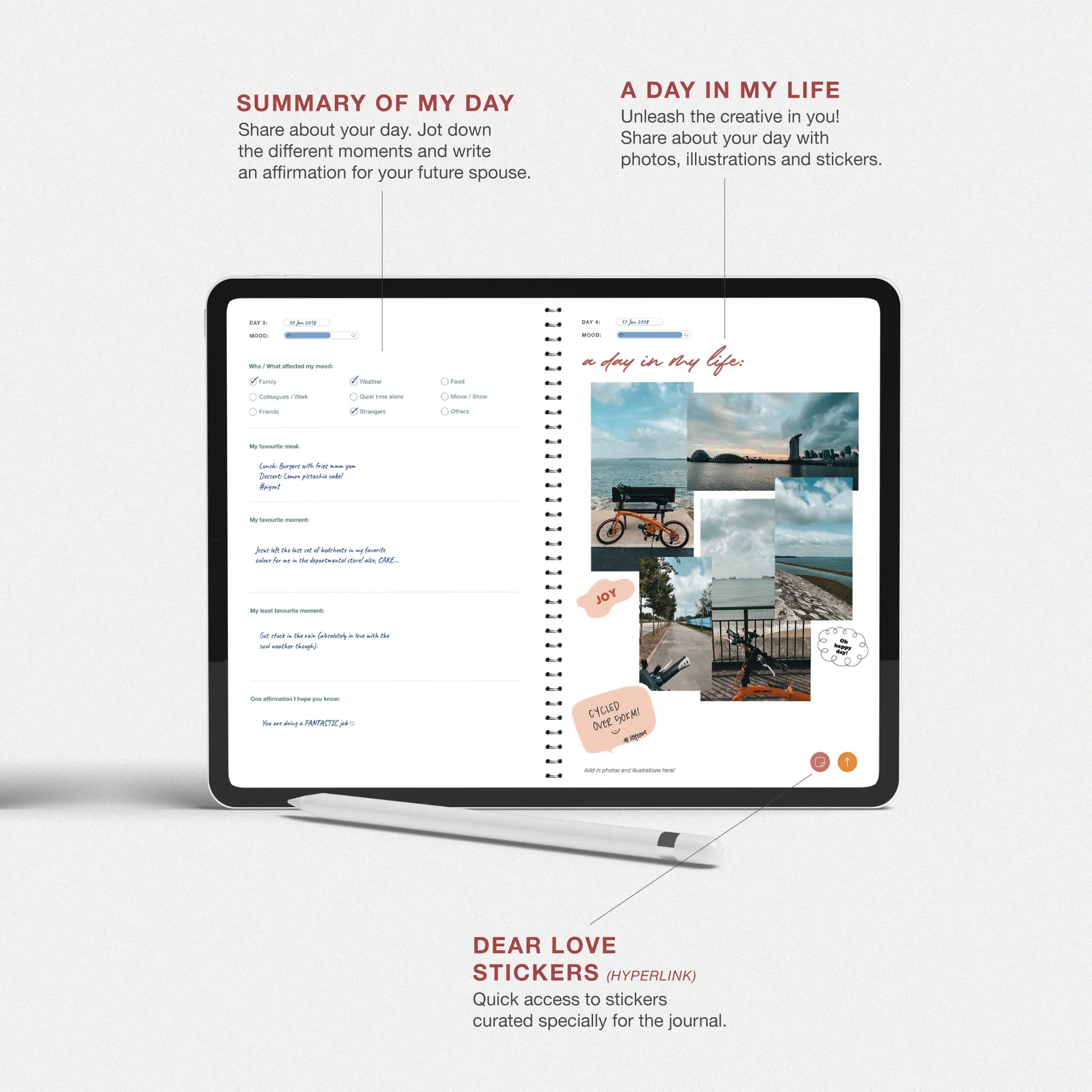 dear love | Digital Journal (Rose Red) - The Project J