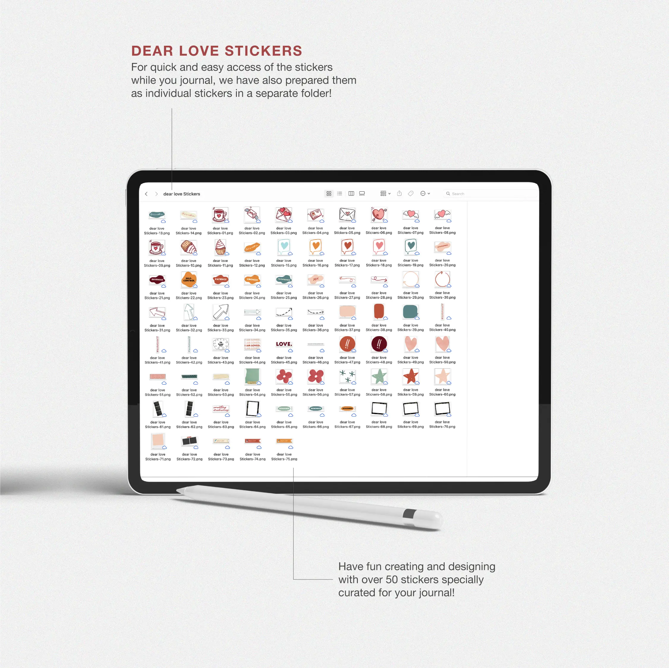 dear love | Digital Journal (Rose Red) - The Project J