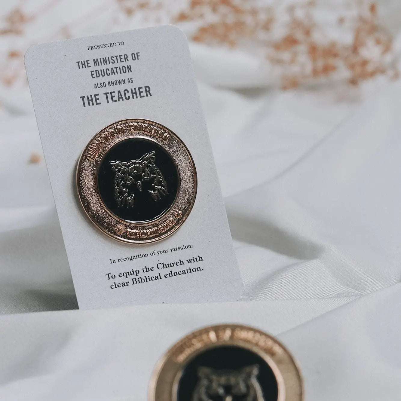 The Teacher | 5-Fold Commissioning Pins - The Project J