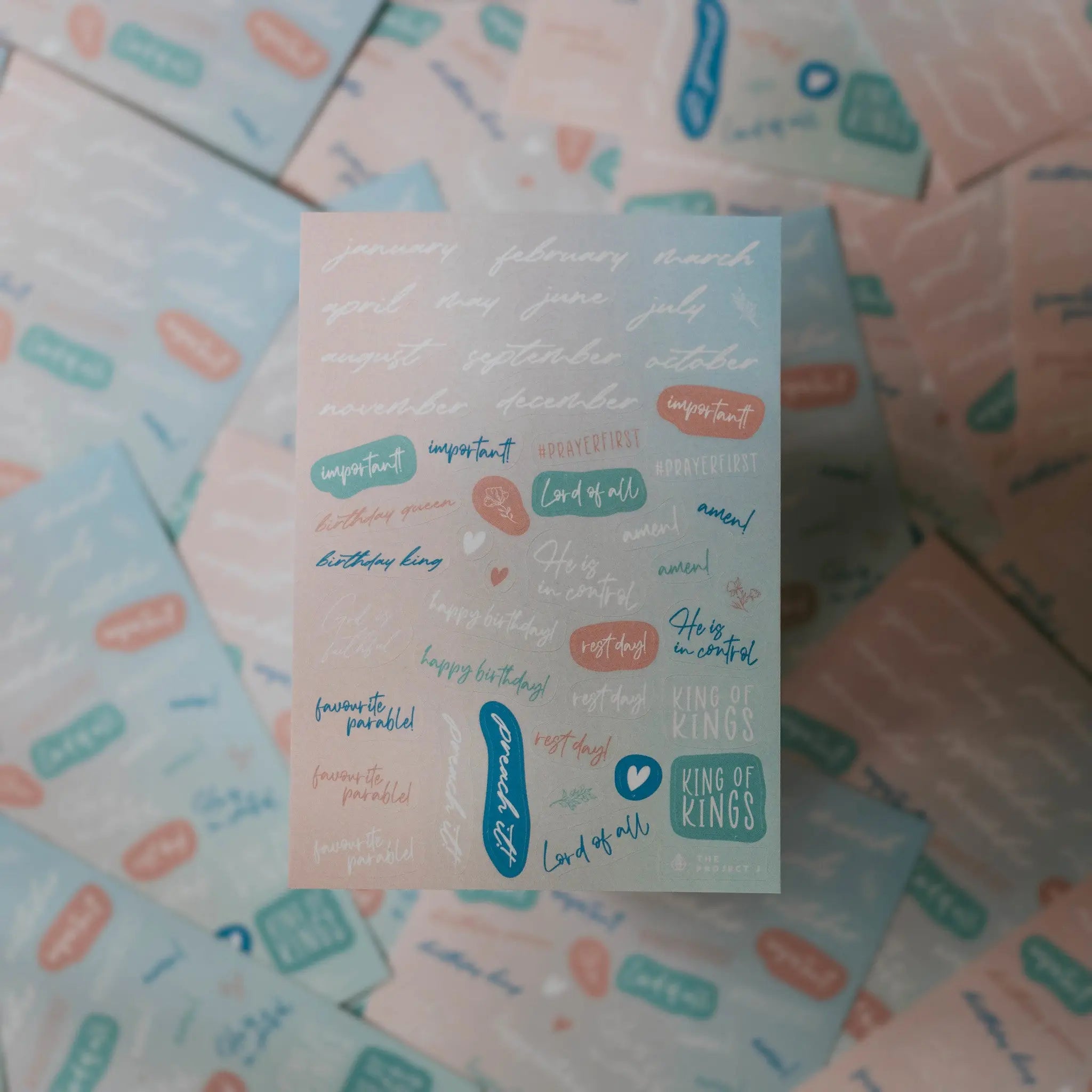 Chokhmah Planner Sticker Sheet - The Project J