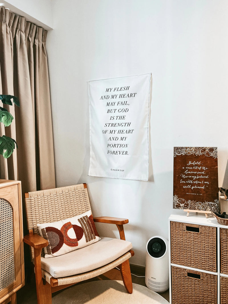 The Project J Christian Gifts Home Decor Wall Tapestry Bible Verse Encouragement Gifts
