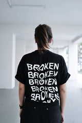 Kintsugi | Oversized Tee in Black