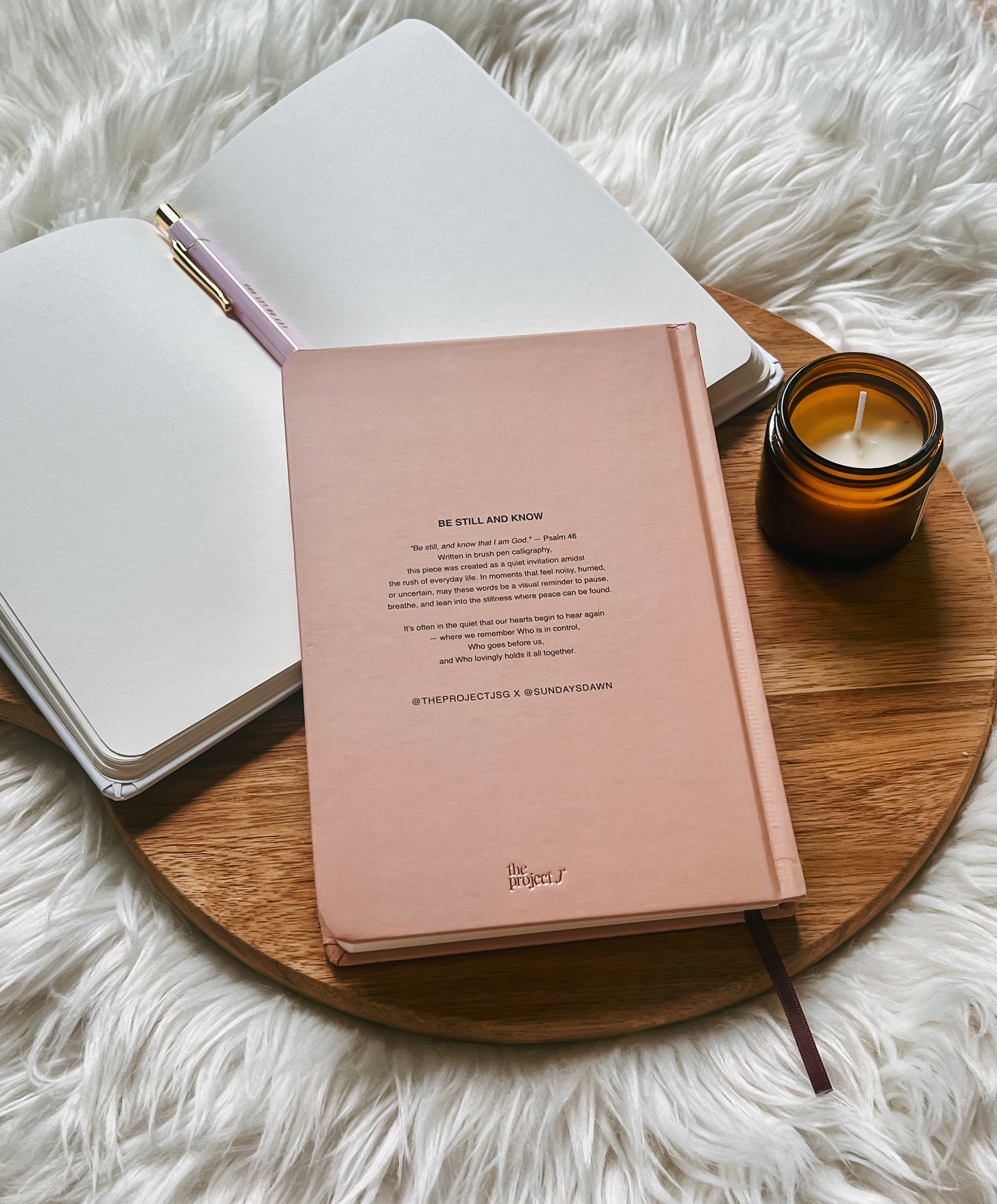 Be Still & Know | #TPJx Notebook The Project J