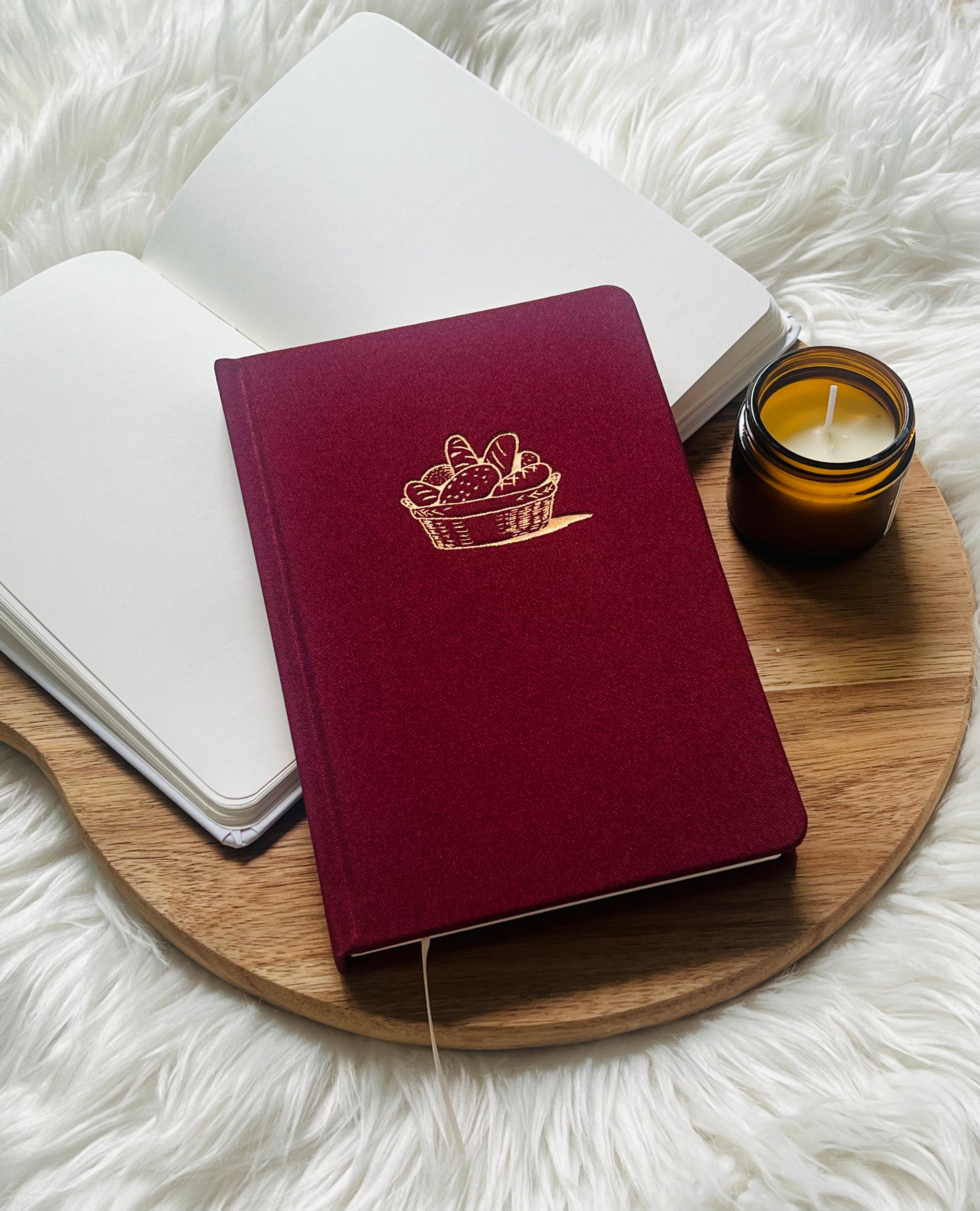 Daily Bread in Wine Red (Fabric) | #TPJx Notebook The Project J