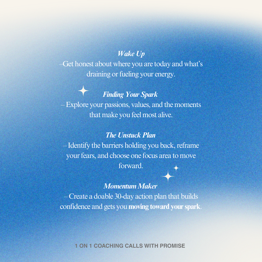 Find Your Spark: Coaching Journey [Sep - Oct 2025] The Project J