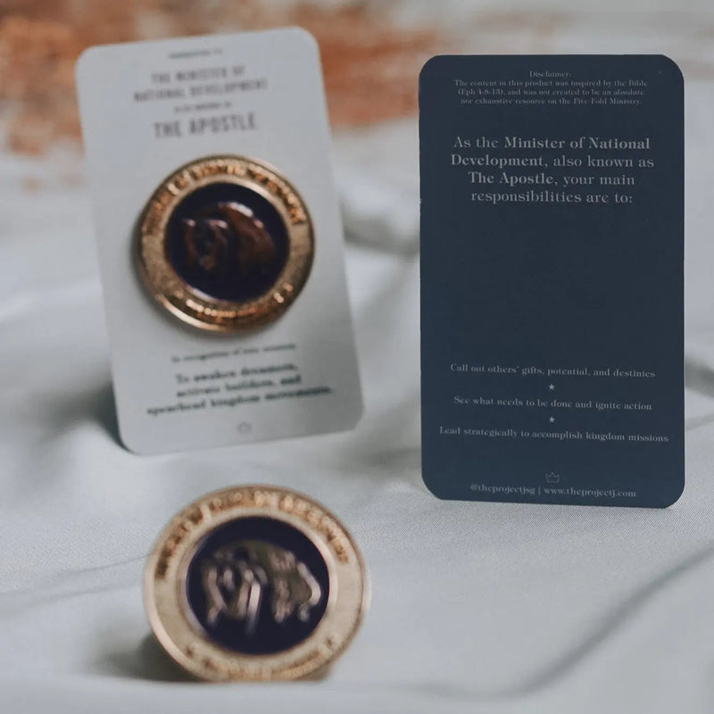 The Apostle | 5-Fold Commissioning Pins