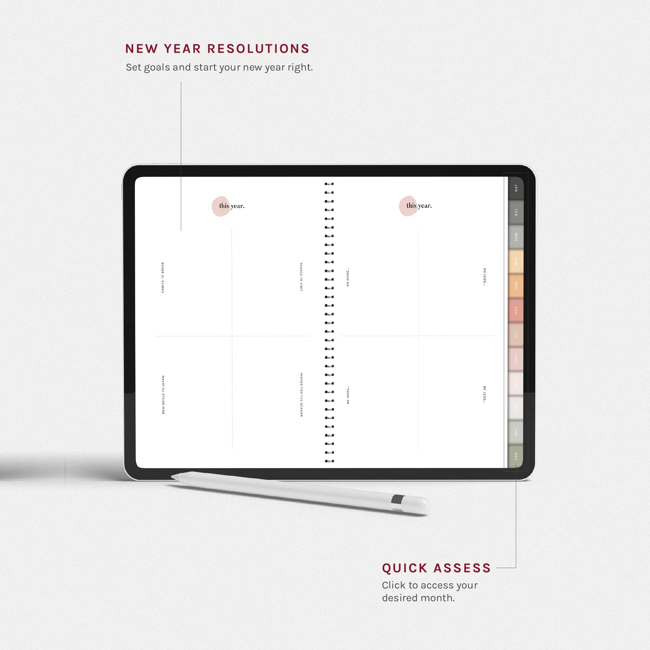 Undated Planner: Year of Goodness | Digital